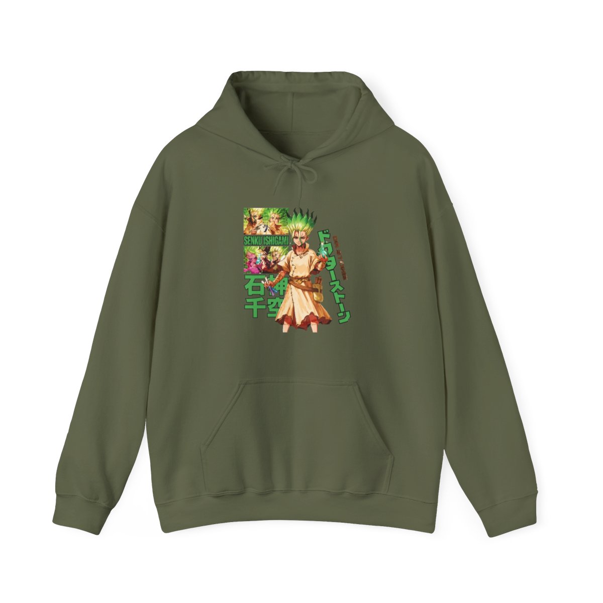 Senku Ishigami Dr. Stone Streetwear Hoodie - alternate angle 4, merchandise