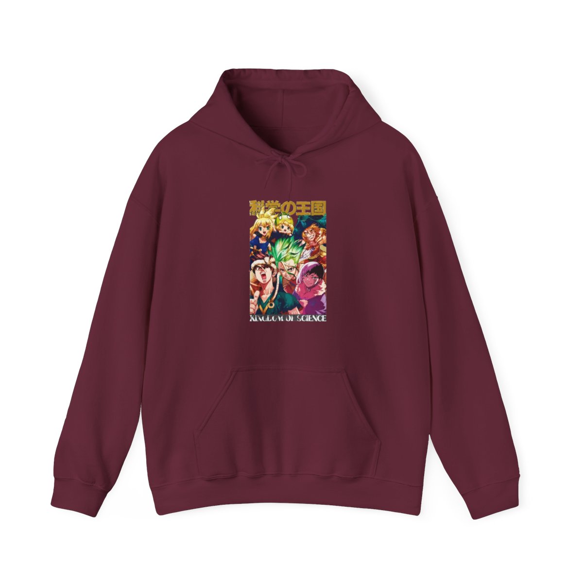 Kingdom of Science Dr. Stone Streetwear Hoodie - alternate angle 2, merchandise