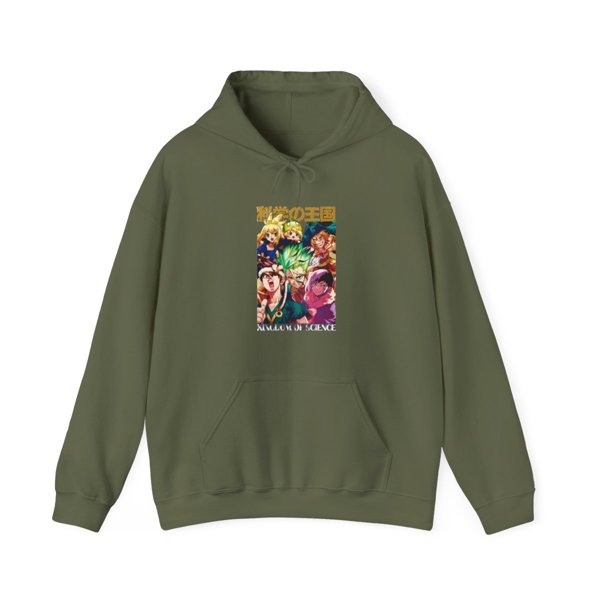 Kingdom of Science Dr. Stone Streetwear Hoodie - alternate angle 3, merchandise