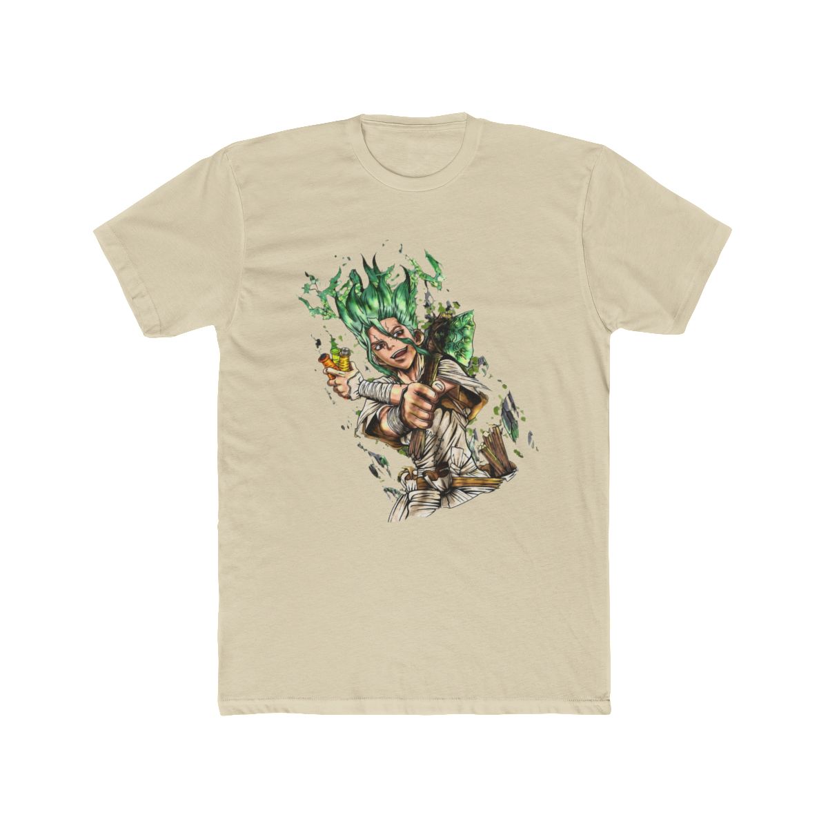 Dr Stone T Shirt Senku Ishigami Tshirt Ryusui Tee Asagiri Seiyuu Anime Shirt | Dr. Stone - alternate angle 4, merchandise