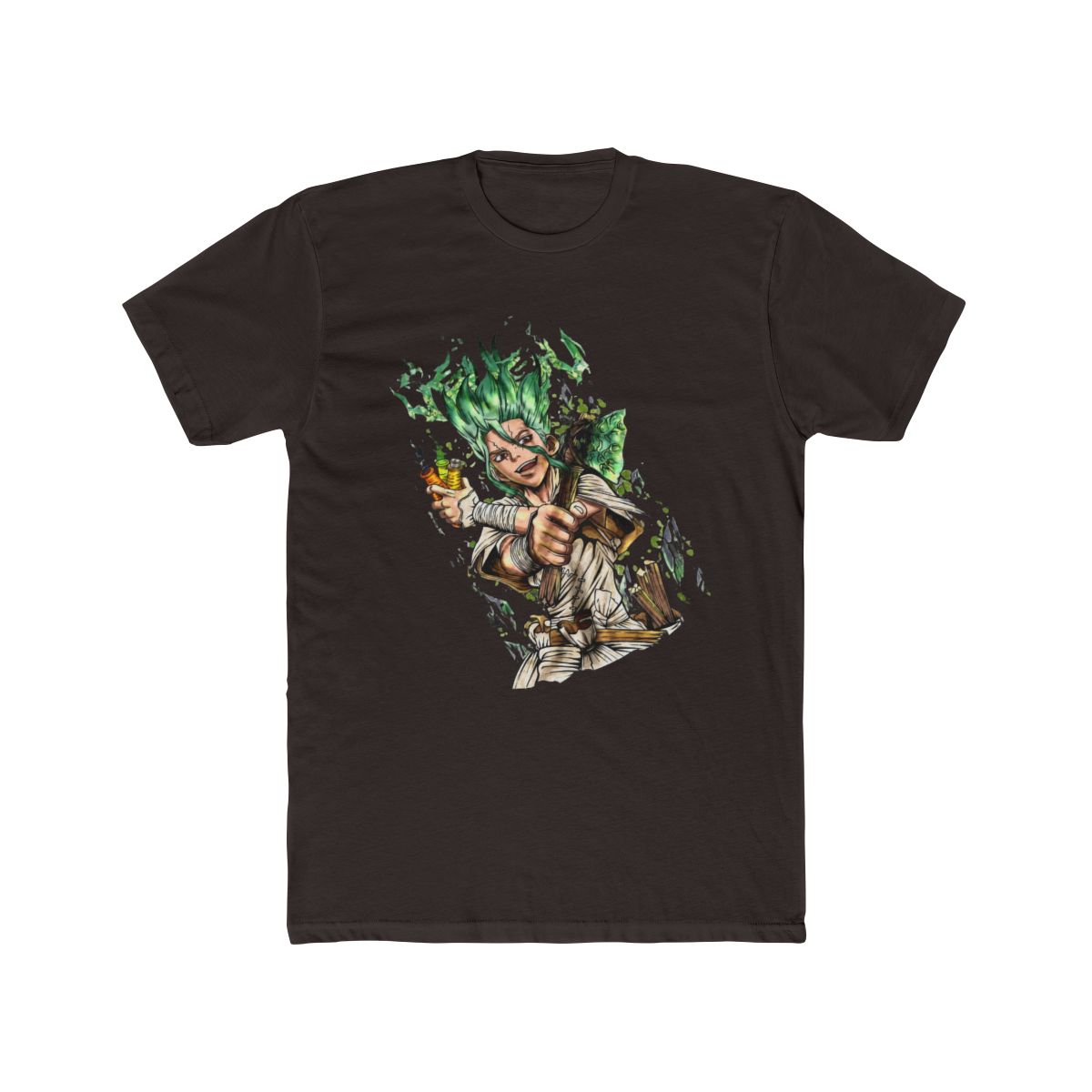 Dr Stone T Shirt Senku Ishigami Tshirt Ryusui Tee Asagiri Seiyuu Anime Shirt | Dr. Stone - alternate angle 3, merchandise